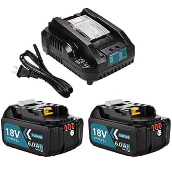Makita - マキタ/makita 純正品　バッテリー/充電器　BL 1860B  2個セット MAKITA マキタ PSEマーク有 純正バッテリー（BL1860B）×2個 急速
